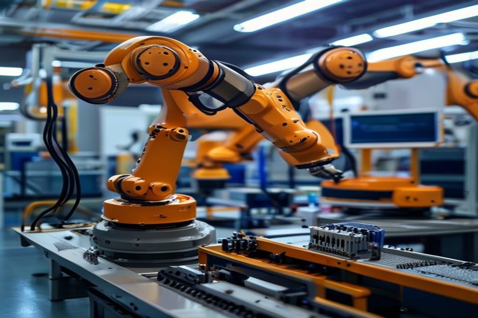 EV component manufacturing robotics