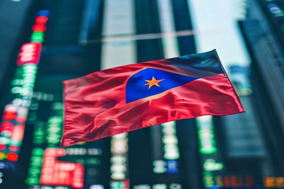 Financial markets value investing Korean flag