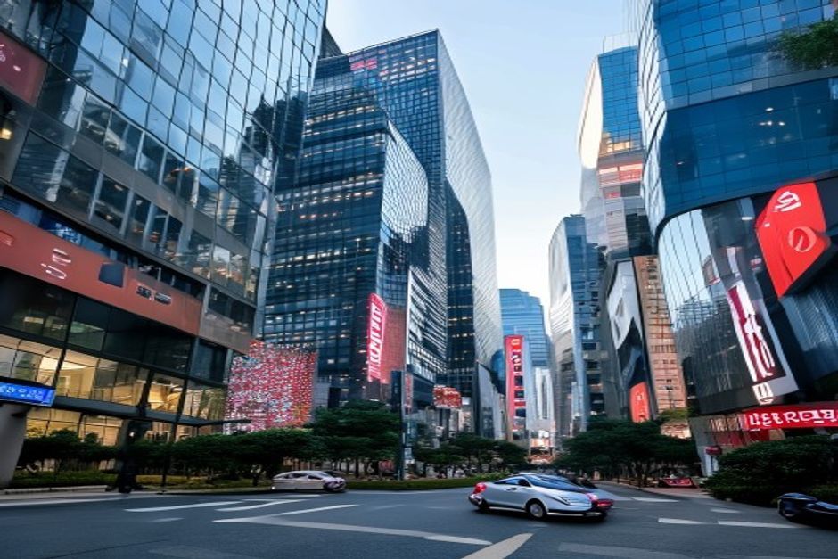 Korean financial district