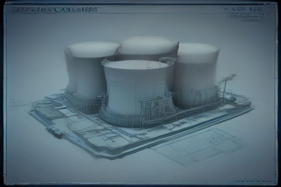 Nuclear power plant blueprint