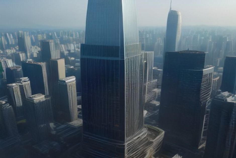 Banking skyscraper Seoul